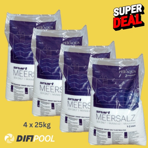 DIFI Meersalz | 4 x 25kg Sack | Körnung 1-2mm