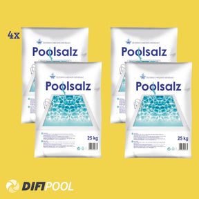 Poolsalz | 4 x 25kg Sack | Salz aus Österreich