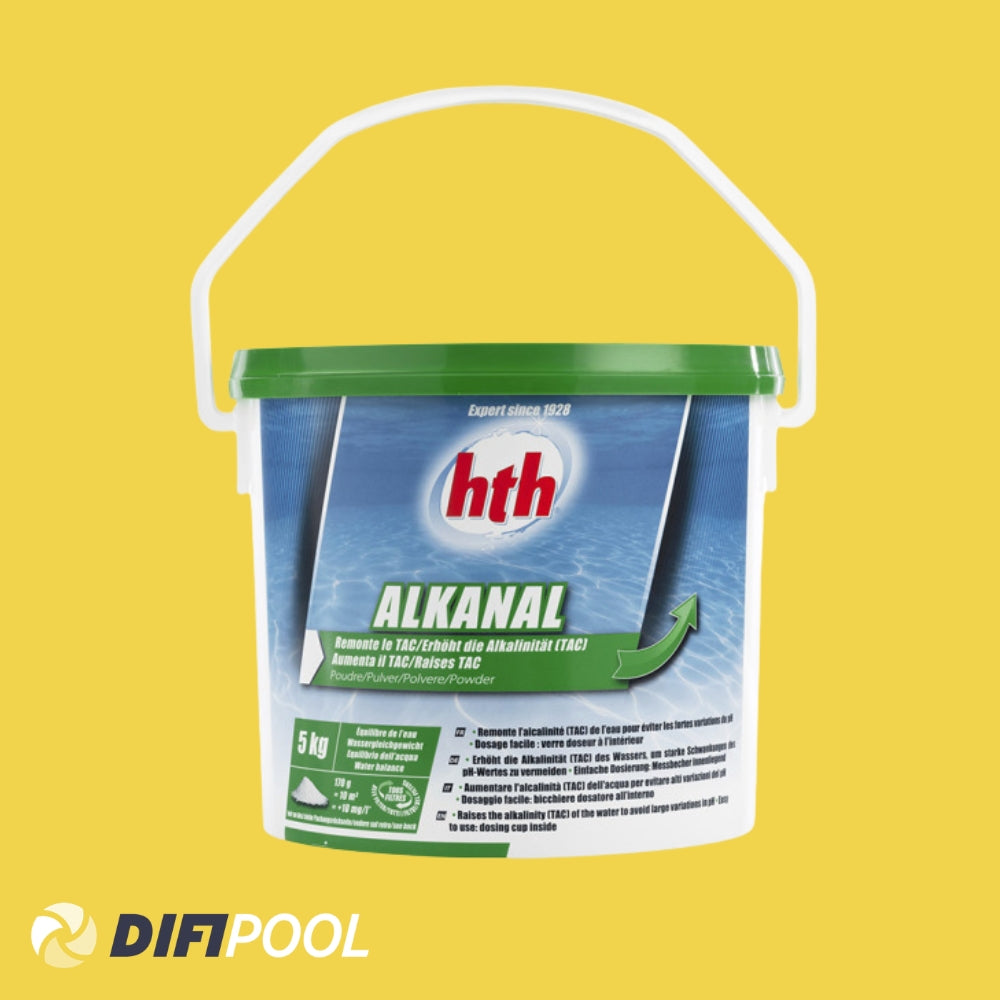 HTH Alkanal | Pulver zum anheben der Alkalinität | 5kg