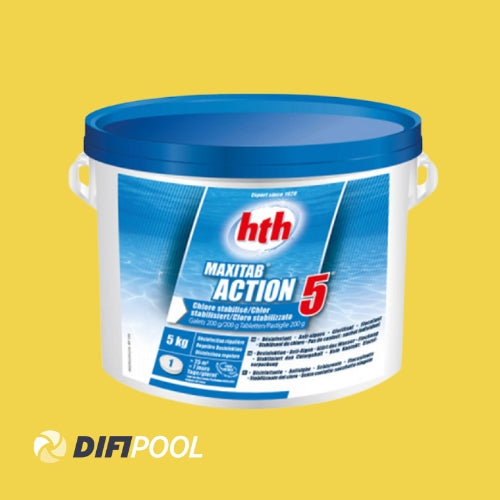 HTH Maxitab Action 5 | Chlortabletten | 5kg